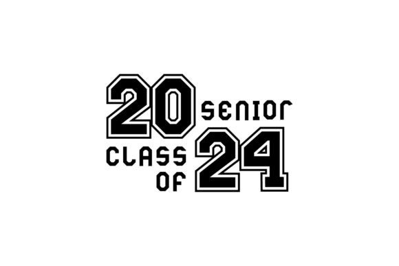 Download Flat Class of 2024 Lettering Text Design - Text design Collection