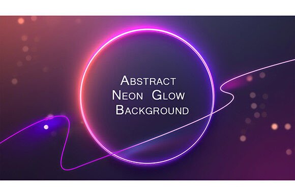 Download Abstract Neon Glow Background - Abstract Collection