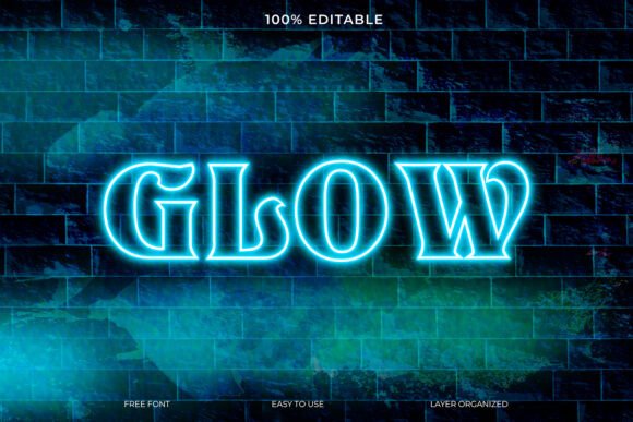 Download Glow Light Text Effect - Light text effect Collection