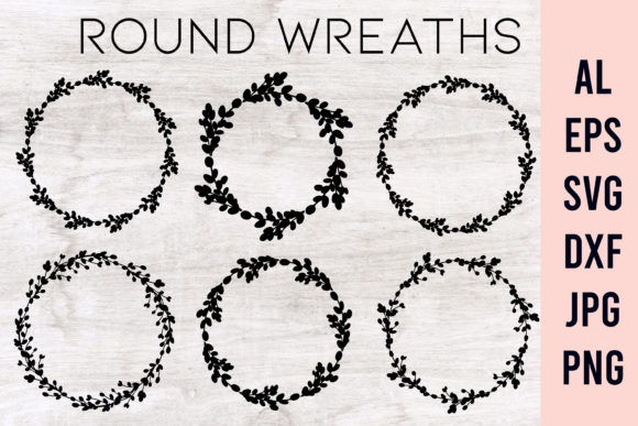 Download Floral Wreath, Easter Circle Frame Set - Frame Collection