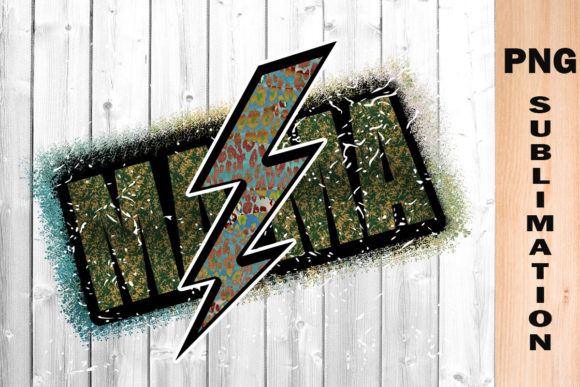 Download Mama Abstract Lightning Leopard PNG - Abstract Collection