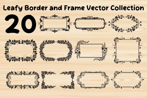 Download Leafy Vintage Border &amp; Frame Vector - Frame Collection