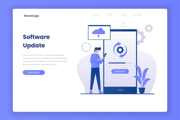 Download Software Update Illustration Concept - Concept Collection