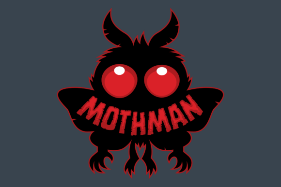 Download Red-Eyed Mysterious Mothman Cryptid - Premium Resources