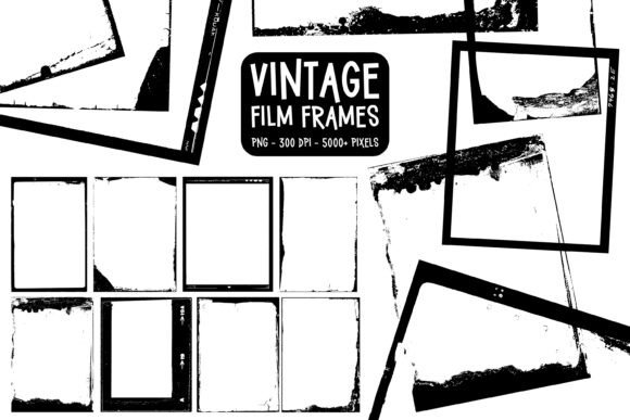 Download Vintage Photo Frame Png Clipart Set - Premium Resources
