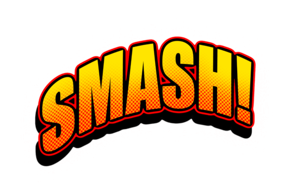 Download Smash Comic Style Text Design - Text design Collection