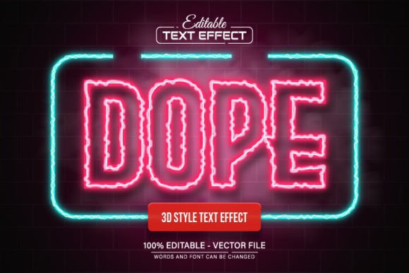 Download Dope Pink Line Neon Light Text Effect - Light text effect Collection
