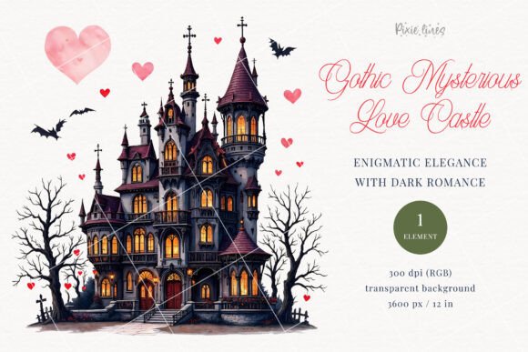 Download Gothic Vintage Mysterious Love Castle - Premium Resources