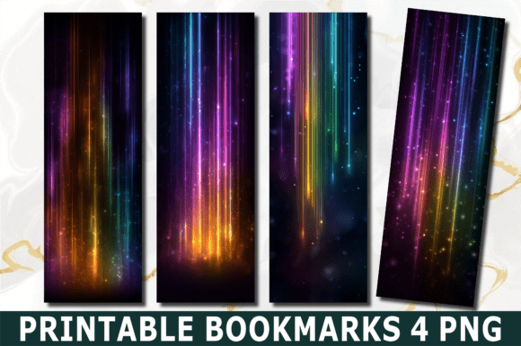 Download Neon Glow Abstract Laser Line Bookmark - Abstract Collection