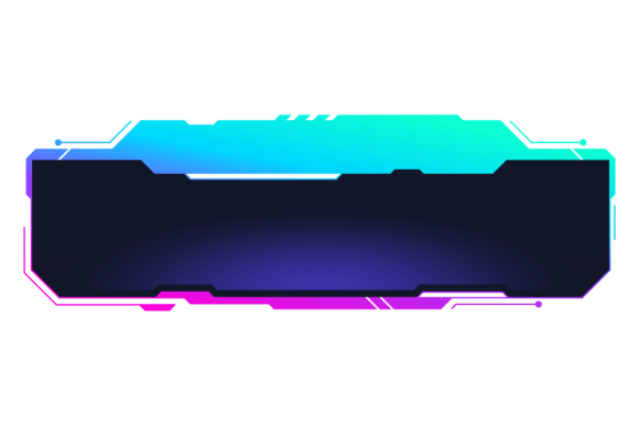 Download Futuristic Neon Frame Template. Title Te - Frame Collection