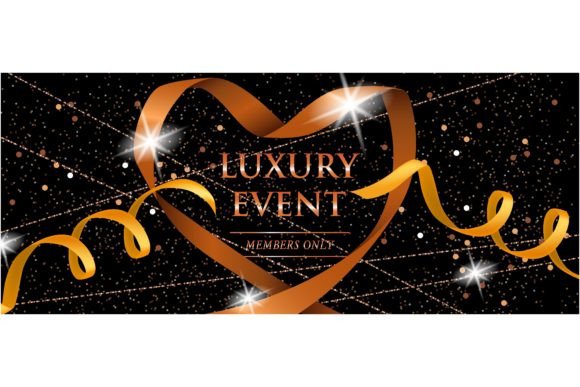 Download Luxury Event Members Only Festive Banner - Festive Collection