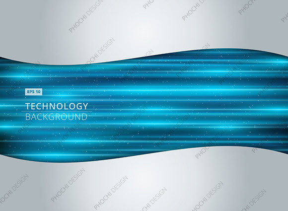 Download Abstract Technology Blue Laser Light - Abstract Collection